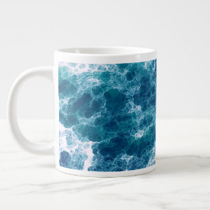 Caneca De Café Grande Espuma marinha