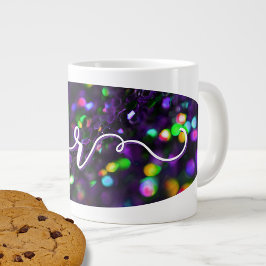 Caneca De Café Grande Espumantes roxos escuros