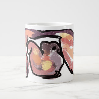 Caneca De Café Grande Esquilo de outono sunset