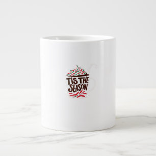 Caneca De Café Grande Esta É A Época De Peppermint Mocha De Natal