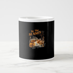 Caneca De Café Grande Esta É A Época De Spooky Queda De Halloween Retro