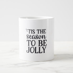 Caneca De Café Grande Esta É A Época Para A Celebração De Ano Novo, Retr