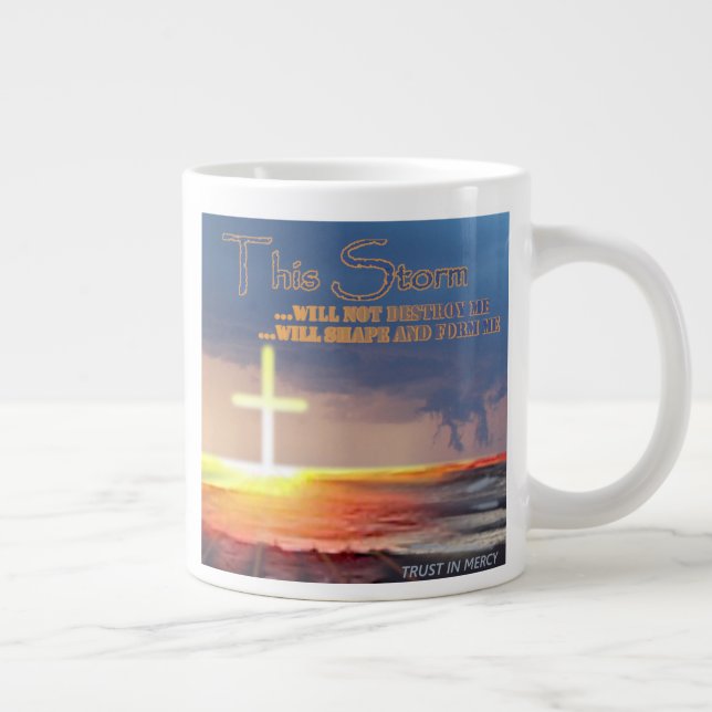 Caneca De Café Grande Esta Tempestade Jumbo Mug (Direita)