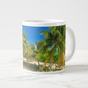 Caneca De Café Grande estância tropical de praia, Belize