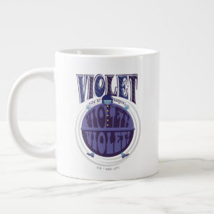 Caneca De Café Grande Estás a tornar-te violeta, Violet!