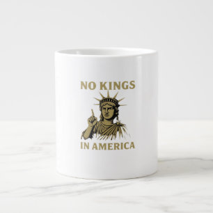 Caneca De Café Grande Estatua Sem Reis Na América Protesto Do Dia Sem Re