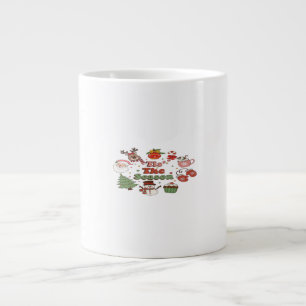 Caneca De Café Grande Este É O Bloco De Acrilato De Natal