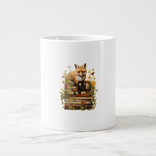 Caneca De Café Grande Estética Cottagecore Com Livro Fofo Cr Goblincore