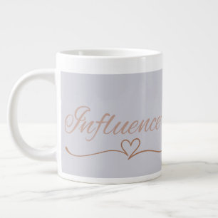 Caneca De Café Grande Estética de Influenciadora, Presente de Aniversári
