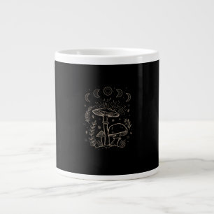 Caneca De Café Grande Estética Goblincore Academia Cottagecore Cogumelo