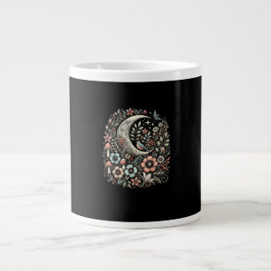 Caneca De Café Grande Estético Retro Goblincore E Cottagecore Cogumelo