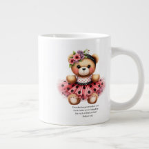 Esther 4:14 Girly Bear Coffee Mug