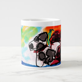 Caneca De Café Grande Estilo de amante Dalmático