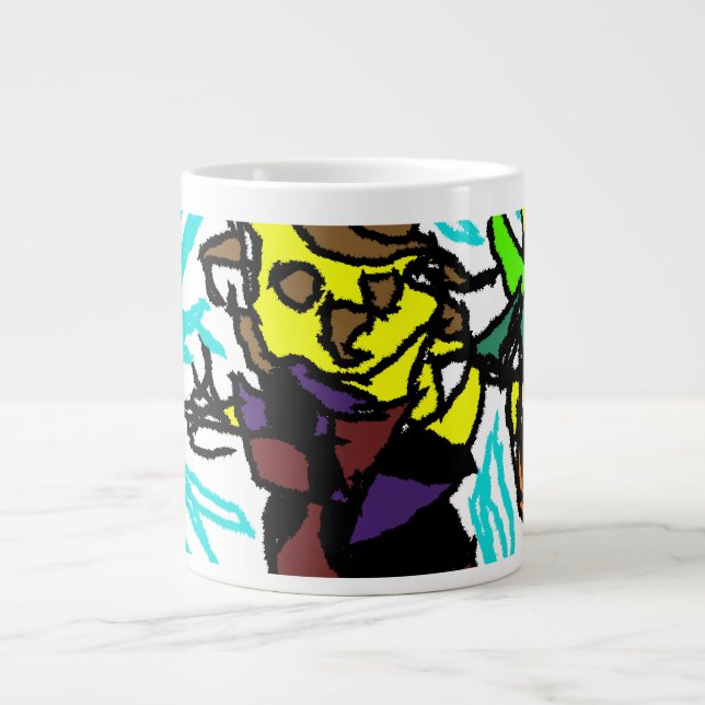 Caneca De Café Grande Estilo de espantalho (Frente)