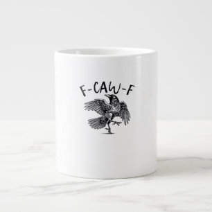 Caneca De Café Grande Estilo Retro Clássico F Caw F Crow