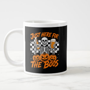 Caneca De Café Grande Estou Aqui Apenas Para Os Vaias Esqueleto de Hallo