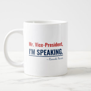 Caneca De Café Grande Estou falando com Kamala Harris Vice-presidente 20
