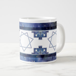 Caneca De Café Grande Estrela Azul Sepagrama