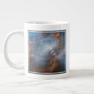 Caneca De Café Grande Estrela Neutrônica Central Na Nebulosa Do Carangue