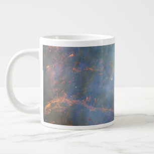 Caneca De Café Grande Estrela Neutrônica Central Na Nebulosa Do Carangue