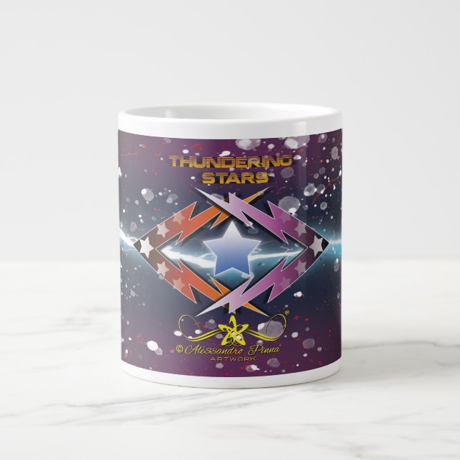Caneca De Café Grande Estrelas Branqueadoras (Frente)