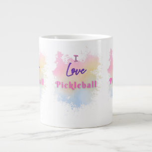 Caneca De Café Grande Eu Adoro Pickleball