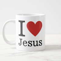 Eu ❤️ Amo Jesus Cumbo Mug PERSONALIZÁVEL