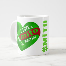 Caneca De Café Grande Eu amo um guerreiro Mito