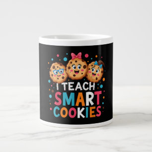 Caneca De Café Grande Eu Ensino Biscoitos Inteligentes De Volta à Escola