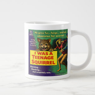 Caneca De Café Grande Eu Era uma Paródia de Esquilo Adolescente