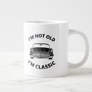 Caneca De Café Grande Eu não sou velho, sou ClassicCoffee Mug