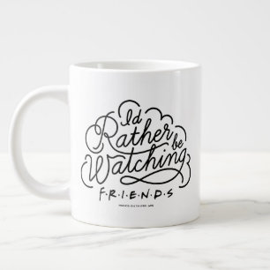 Caneca De Café Grande Eu Preferiria Estar Assistindo ao Script 2 de FRIE