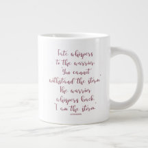 Eu Sou A Tempestade Jumbo Mug