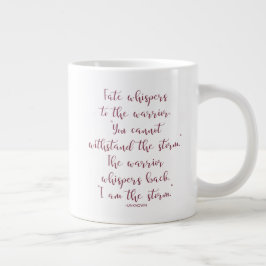 Caneca De Café Grande Eu Sou A Tempestade Jumbo Mug