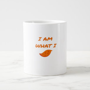 Caneca De Café Grande Eu sou o que eu sou clássico