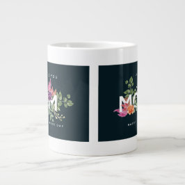 Caneca De Café Grande Eu Te Amo Mãe Design Floral