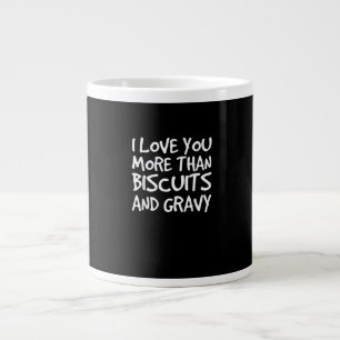 Caneca De Café Grande Eu Te Amo Mais Do Que Molho de Biscoitos Presente