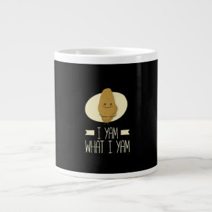 Caneca De Café Grande Eu Yam O Que Eu Amo - Ação De Graças De Batata Doc