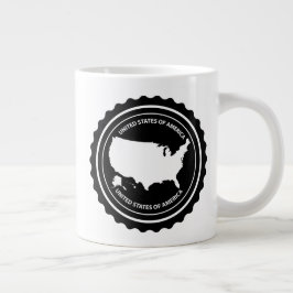 CANECA DE CAFÉ GRANDE EUA