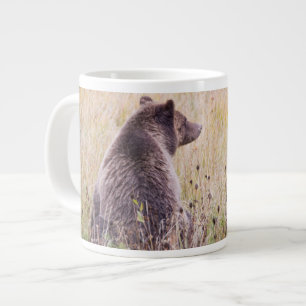 Caneca De Café Grande EUA, Wyoming, Parque Nacional Yellowstone, Grizzly