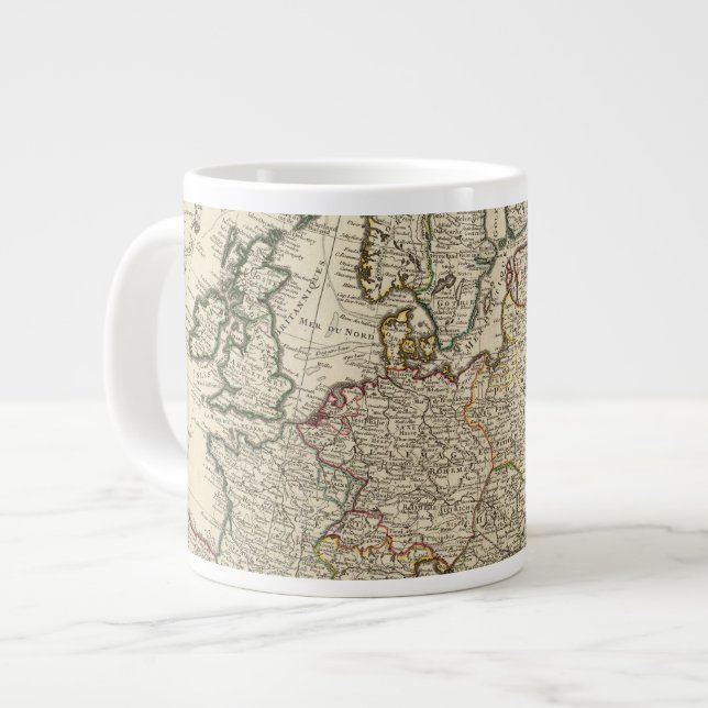 Caneca De Café Grande Europa 11 (Frente Esquerda)