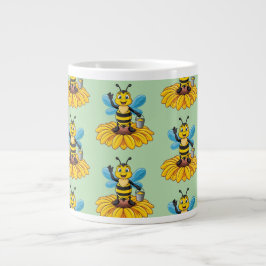 Caneca De Café Grande European honey bee
