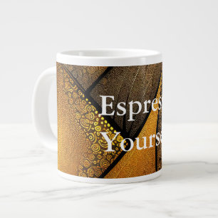 Caneca De Café Grande Eva 1 Abstract Design Specialty Mug