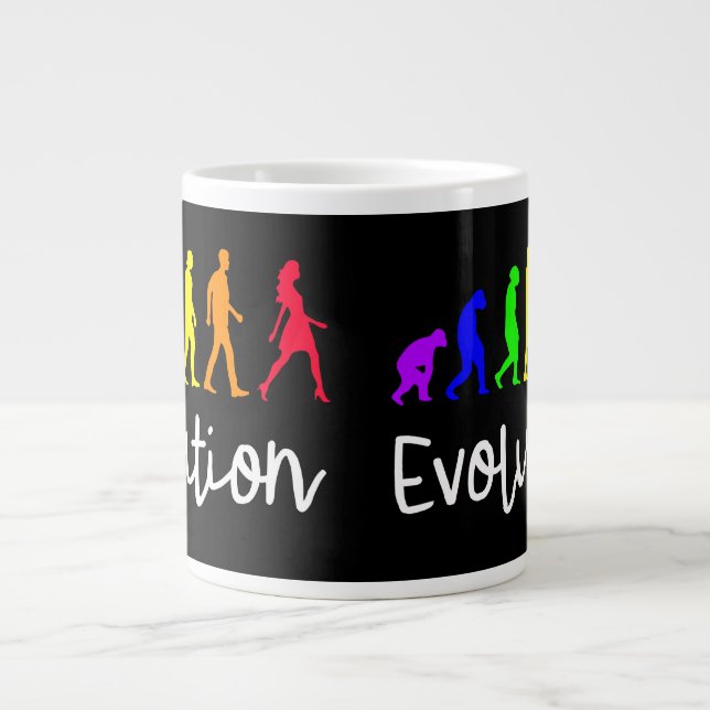 Caneca De Café Grande Evolução (Frente)