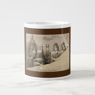 Caneca De Café Grande Excelente Templo de Abu Simbel II Jumbo Coffee Mug