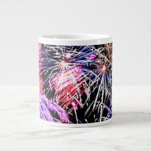 Caneca De Café Grande Exibição do Fireworks