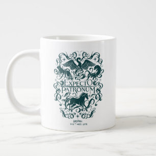 Caneca De Café Grande Expecto Patronum Filigree Graphic