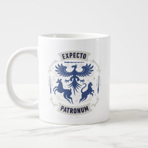Caneca De Café Grande Expecto Patronum Gráfico de Silhueta Vintage