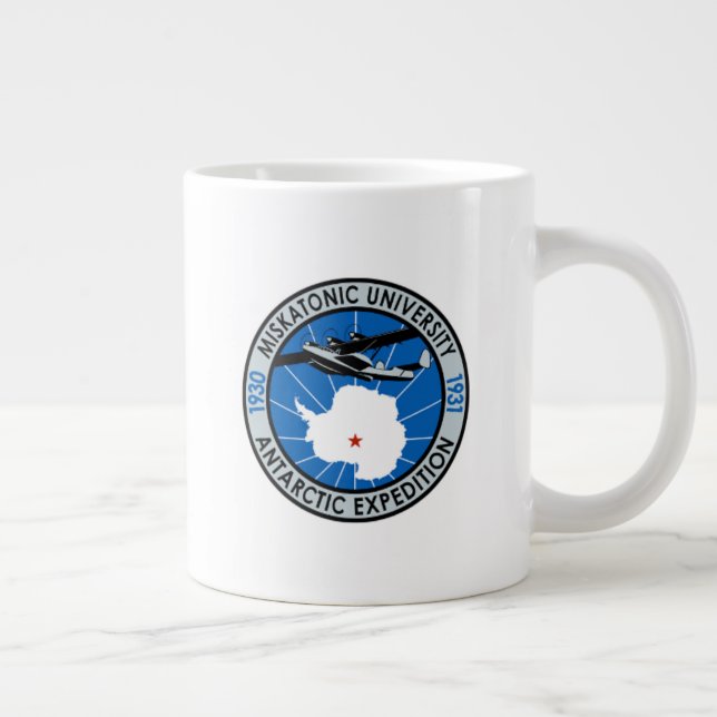 Caneca De Café Grande Expedição Antártica da Universidade Miskatonic Mug (Direita)