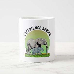 Caneca De Café Grande Experimente África
